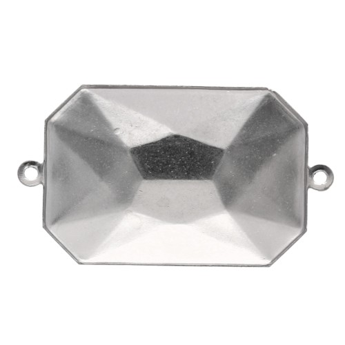 Engaste para pegar 4627 27x18,5 mm rodiado 2 anillas