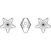 Estrella PureCrystal 5714 12 mm Crystal AB x1