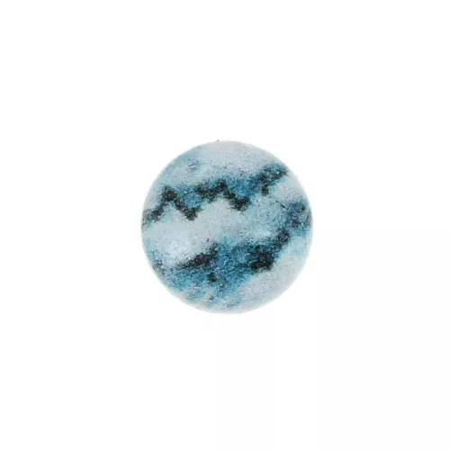 Cabuchón de resina gemas de imitación 6 mm Blue Jade x1
