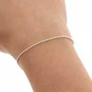 Cadena de bolas 1.5 mm Plata 925 x1m