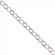 Cadena malla jaseron 3.3 mm Plata 925 x50cm