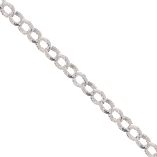 Cadena malla jaseron 3.3 mm Plata 925 x50cm