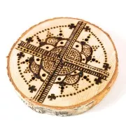 Pirograbador 230 V Graine Creative para decorar la madera, el cuero + 7puntos