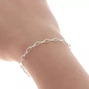 Cadena malla Forçat 3.5 mm Plata 925 x50cm