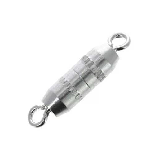 Cierre de rosca 10 mm Chapado en plata fina x20 x1