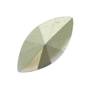 Cabuchones facetados forma navette de resina 18x9 mm Pink x5