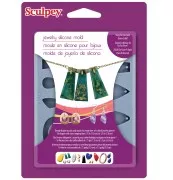 Molde de silicono Sculpey para hacer joyeria Colgantes/dijes x1