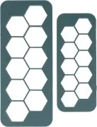 Sculpey - 2 moldes calados para moldeado y arcilla polimérica