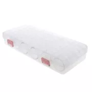 Caja para guardar cuentas, rocallas y materiales 27x12x4.5  cm 28 cajas