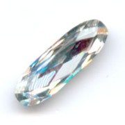 Cabuchón PureCrystal 4161 ovalado 15x5 mm Crystal