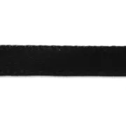 Cinta de Satén 6 mm Negro x5m