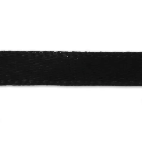 Cinta de Satén 6 mm Negro x5m