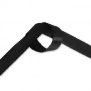 Cinta de Satén 6 mm Negro x5m