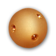 Redonda strass Polaris 14 mm Topaz x1|raw }}