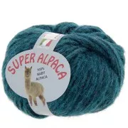 Lana Super Alpaca n°905- 100% Natural - Azul Petróleo x40g