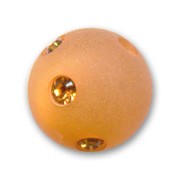 Redonda strass Polaris 10 mm Topaz x1|raw }}