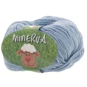 Lana Minerva n°769 - 100% Merinos - Azul Layette x50g