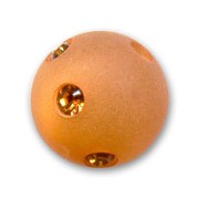 Redonda strass Polaris 10 mm Crystal Copper x1|raw }}