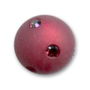 Redonda strass Polaris 10 mm Burgundy x1|raw }}
