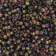 Miyuki Delica 11/0 DB0127 - Forest Green Rainbow Gold Luster|raw }}