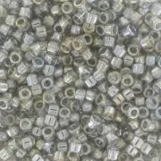 Miyuki Delica 11/0 DB0114 - Transparent Silver Gray Gold Luster