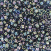 Miyuki Delica 11/0 DB0111 - Transparent Blue Gray Rainbow Gold Luster|raw }}
