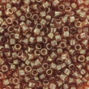 Miyuki Delica 11/0 DB0102 - Peach Topaz Gold Luster|raw }}