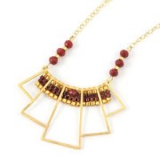 Miyuki Delica 11/0 DB0062 - Light Cranberry Lined Topaz Luster