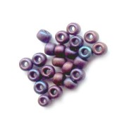Rocalla Miyuki 11/0 2016 - Metallic Dark Plum Iris Mat