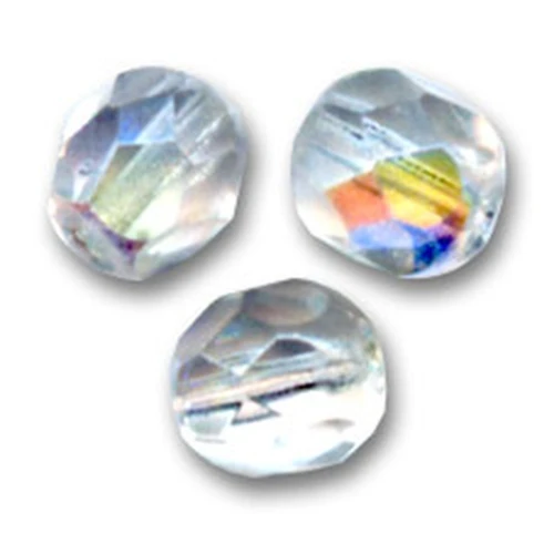 Facetadas 3 mm Crystal AB x50