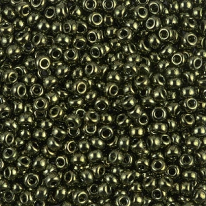 Cuentas Rocalla Miyuki 11/0 459 - Olive Metallic x8 g
