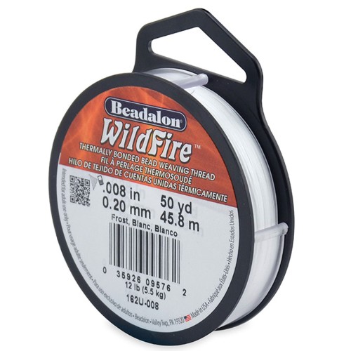 WildFire 0,20 mm Nylon trenzado blanco x45,8 m