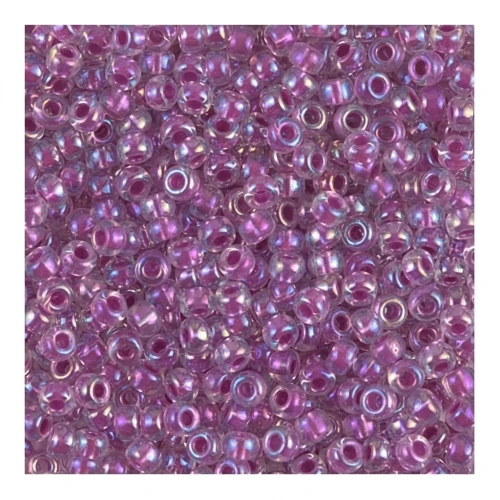 Rocalla Miyuki 11/0 264 - Crystal AB Raspberry Lined