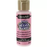 Pintura acrílico multi surface - DecoArt Americana Gloss - Baby Pink x59ml