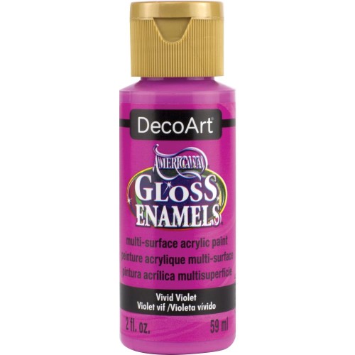 Pintura acrílico multi surface - DecoArt Americana Gloss - Morado Brillantex59ml