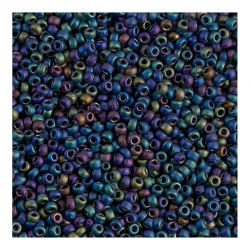 Rocalla Miyuki 15/0 401FR - Black Mat AB