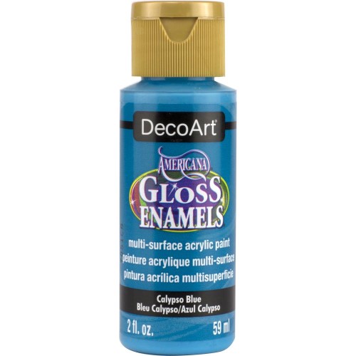 Pintura acrílico multi surface - DecoArt Americana Gloss - Bleu Calypso x59ml