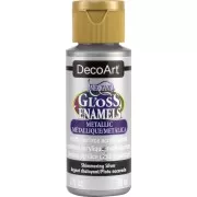 Pintura acrílico multi surface DecoArt Americana Gloss - Shimmering Silver x59ml