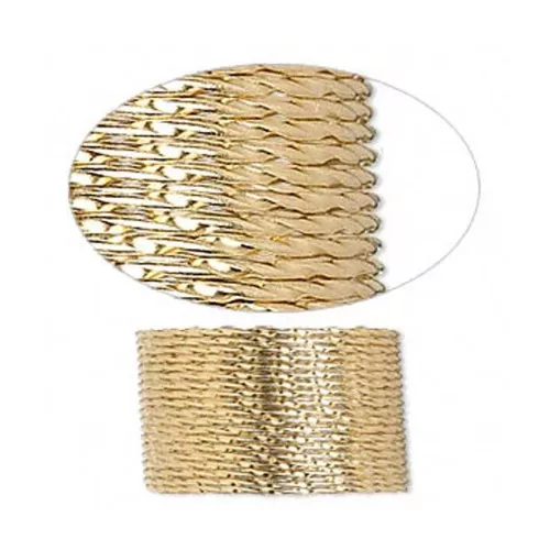 Hilo duro retorcido 0.85 mm de Gold Filled x1.5m
