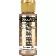 Pintura Acrilíca decorativa DecoArt Dazzling Metallics - Or Champagne x59 ml