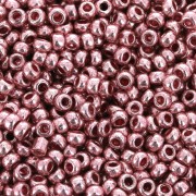 Cuentas de Rocalla Preciosa 11/0 de 2 mm - Rosa empolvado metalizado x 250 g