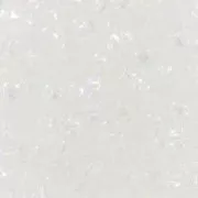 Cuentas de Rocalla Preciosa 11/0 de 2 mm - Crystal AB, 250 g
