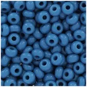 Cuentas de Rocalla Preciosa 11/0 de 2 mm - Azul vaquero opaco x 250 g