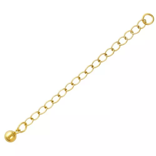 Cadena de extensión bola 55 mm - Gold filled x1