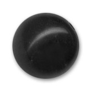 Redonda unicolor 14 mm Negro x1