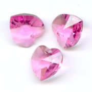 Corazones PureCrystal 6228 Rose 10,3x10 mm x6|raw }}