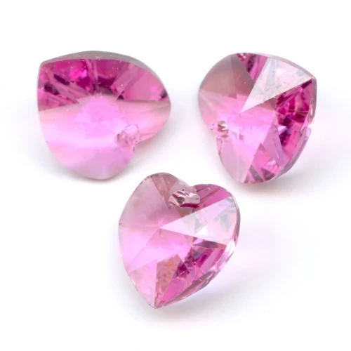 Corazones PureCrystal 6228 Rose 10,3x10 mm x6