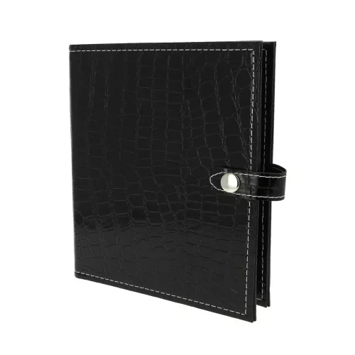 Organizador para guardar tu joyería gran formato 18x21.5 cm efecto pitón Negro x1
