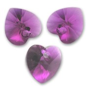 Corazones PureCrystal 6228 Amethyst 10,3x10 mm x6|raw }}