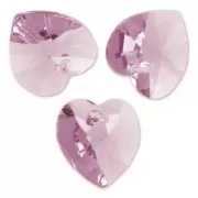 Corazones PureCrystal 6228 Light Amethyst 10,3x10 mm x6